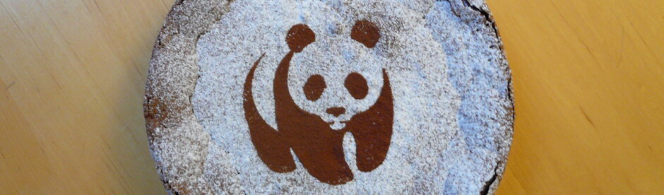 Kuchen mit WWF Logo